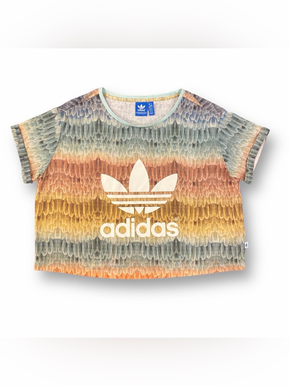 Adidas Firebird Feather Cropped T-Shirt